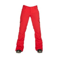 Spodnie snowboardowe damskie Billabong Adiv Nela 1247. Czerwone spodnie dresowe damskie Billabong, bez wzorów, sportowe. Za 449.99 zł.
