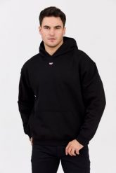 DIESEL Czarna męska bluza z kapturem S-BOXT-HOOD-D, Rozmiar XXL. Czarne bluzy z kapturem męskie Diesel, l, z bawełny. W wyprzedaży za 579.99 zł.
