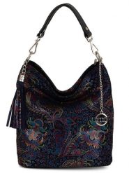 Mia Tomazzi Skórzana torebka w kolorze czarnym - 28 x 31 x 15 cm rozmiar: onesize. Czarne torebki klasyczne damskie Mia Tomazzi, z aplikacjami, z materiału, bez dodatków. Za 303.06 zł.