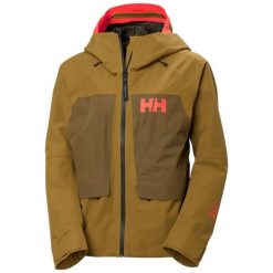 Damska kurtka narciarska Helly Hansen Emiko Shell. Brązowe kurtki narciarskie i snowboardowe damskie Helly Hansen, bez wzorów, bez kaptura, narciarskie. Za 1,344.00 zł.