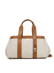 MICHAEL Michael Kors Torebka Romee 30T5G1ZS1B Beżowy. Brązowe torebki klasyczne damskie MICHAEL Michael Kors, bez wzorów, ze skóry, bez dodatków. Za 949.99 zł.
