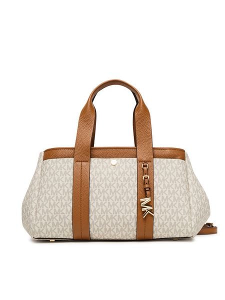 MICHAEL Michael Kors Torebka Romee 30T5G1ZS1B Beżowy. Brązowe torebki klasyczne damskie MICHAEL Michael Kors, bez wzorów, ze skóry, bez dodatków. Za 809.99 zł.