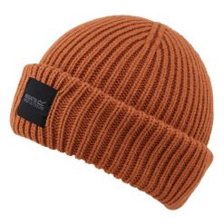 Unisex czapka beanie Connora Fisherman. Brązowe czapki męskie Regatta, bez wzorów. Za 75.85 zł.