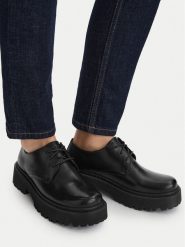 Lasocki Oxfordy CEO-WB-ALESSIA-02 Czarny. Czarne półbuty damskie Lasocki, bez wzorów, ze skóry, bez obcasa. Za 199.99 zł.