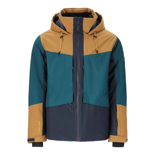 Kurtka narciarska Whistler Kingland W-PRO 10.000. Brązowe kurtki męskie WHISTLER, xl, bez wzorów, z poliesteru, bez kaptura, narciarskie. Za 404.99 zł.
