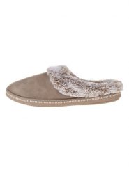 Skechers Kapcie "Cozy Campfire" w kolorze szarobrązowym rozmiar: 40. Brązowe kapcie damskie Skechers, z materiału. Za 105.14 zł.
