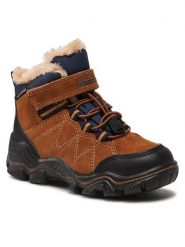 Sprandi Trapery CP91-20027 Brązowy. Brązowe buty zimowe chłopięce Sprandi, ze skóry. Za 179.99 zł.