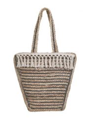 BLE Torebka w kolorze beżowym - 34 x 34 cm rozmiar: onesize. Brązowe torebki klasyczne damskie BLE, bez wzorów, z materiału, bez dodatków. Za 60.95 zł.