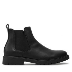 Sztyblety Pierre Cardin. Czarne sztyblety męskie Pierre Cardin, bez zapięcia. Za 249.99 zł.