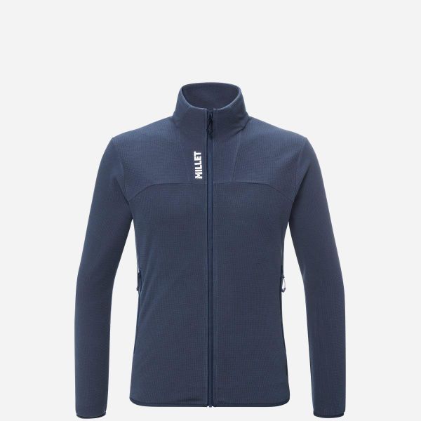 Bluza polarowa męska Millet Ubic Lightgrid. Niebieskie bluzy z kapturem męskie Millet, m, z materiału. Za 430.45 zł.