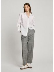 Pepe Jeans Koszula "Bego" w kolorze białym rozmiar: L. Białe koszule damskie Pepe Jeans, l, bez wzorów, z bawełny, bez kołnierzyka, bez ramiączek. Za 180.45 zł.