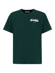 Sublevel Koszulka w kolorze morskim rozmiar: S. Niebieskie bluzki damskie Sublevel, s, bez wzorów, z bawełny, bez kołnierzyka. Za 43.57 zł.