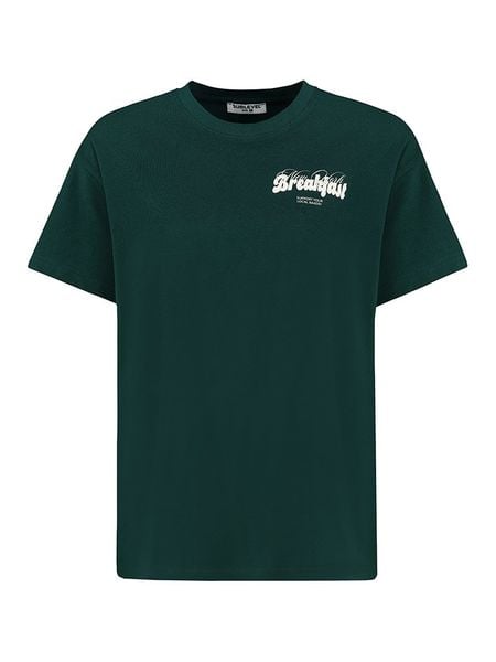 Sublevel Koszulka w kolorze morskim rozmiar: S. Niebieskie bluzki damskie Sublevel, s, bez wzorów, z bawełny, bez kołnierzyka. Za 43.57 zł.