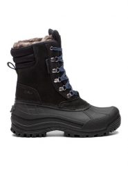 CMP Śniegowce Kinos Snow Boots Wp 3Q48867 Czarny. Czarne buty zimowe męskie CMP, ze skóry, bez zapięcia. Za 449.99 zł.
