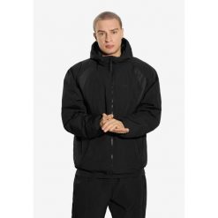Kurtka turystyczna męska Prosto Contrast przejściowa. Czarne kurtki męskie Prosto., m, bez wzorów, bez kaptura. W wyprzedaży za 222.99 zł.