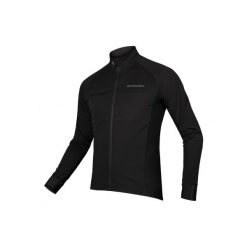 Bluza rowerowa męska Endura FS260 Pro Jetstream II. Czarne bluzy bez kaptura męskie ENDURA, bez wzorów, sportowe, bez kołnierzyka, bez ramiączek. Za 419.99 zł.