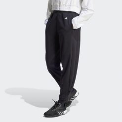 Spodnie Studio. Czarne spodnie dresowe damskie Adidas, xs, z materiału, na fitness i siłownię. Za 279.00 zł.