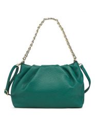 ORE10 Skórzana torebka "Moc" w kolorze zielonym - 32 x 24 x 11 cm rozmiar: onesize. Zielone torebki klasyczne damskie ORE10, bez wzorów, z materiału, bez dodatków. Za 304.99 zł.