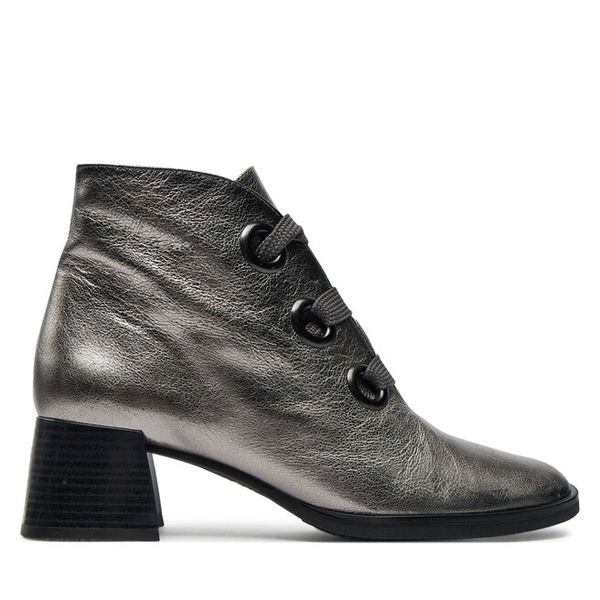 Trzewiki Hispanitas. Szare botki damskie Hispanitas, bez obcasa, na słupku, bez zapięcia. Za 479.99 zł.