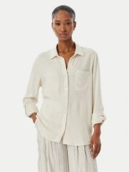 ONLY Koszula Asmin 15349102 Beżowy Regular Fit. Brązowe koszule damskie Only, m, bez wzorów, z wiskozy, bez kołnierzyka, bez ramiączek. Za 189.99 zł.