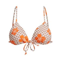 Trójkątny stanik bikini dla Kobiety MINI HULA STRAPPY TRI Brązowy. Brązowe bikini damskie Roxy, bez wzorów. Za 159.99 zł.