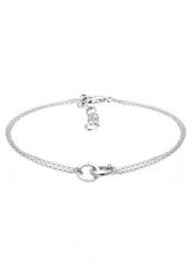 Elli Damskie Koło Geo Minimal ze srebra próby 925 Sterling Silver Bransoletki 1 ct. Szare bransoletki damskie Elli, srebrne. Za 211.64 zł.