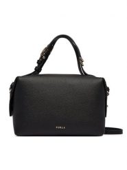 Furla Torebka Double Mini WE00870 BX3036 KH O6000 Czarny. Czarne torebki klasyczne damskie Furla, bez wzorów, ze skóry, bez dodatków. Za 1,269.00 zł.
