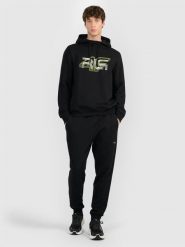 4F Spodnie dresowe joggery męskie 4F x Robert Lewandowski - czarne L. Czarne spodnie dresowe męskie 4f, z dresówki. Za 189.99 zł.