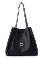 Lucky Bees Torebka "Loretta" w kolorze czarnym - 34 x 30 x 15 cm rozmiar: onesize. Czarne torebki klasyczne damskie Lucky Bees, bez wzorów, z materiału, bez dodatków. Za 139.20 zł.