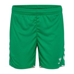 Szorty damskie Hummel Core 2.0. Białe spodenki sportowe damskie HUMMEL, bez wzorów, sportowe. Za 149.00 zł.