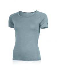 Koszulka termoaktywna merino dla kobiet TARGA. Niebieskie bielizna termoaktywna damska LASTING, s, bez wzorów, z jersey. Za 404.75 zł.