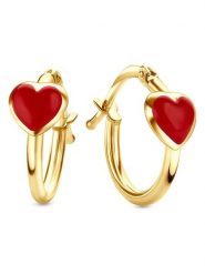 Revoni Złote kolczyki-kreole rozmiar: onesize. Żółte kolczyki damskie Revoni, złote. Za 913.99 zł.