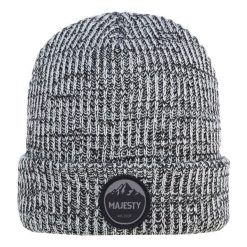 Czapka zimowa ocieplana Majesty Classic Beanie szara. Szare czapki męskie Majesty, na zimę, bez wzorów, z materiału. Za 62.49 zł.