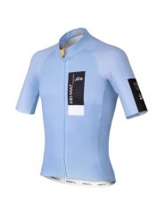 Craft Koszulka kolarska w kolorze niebieskim rozmiar: M. Niebieskie bluzki sportowe damskie Craft, m, z materiału, bez kołnierzyka, bez ramiączek. Za 199.95 zł.