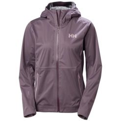 Damska kurtka wodoodporna Helly Hansen Momentum 3L Stretch. Czerwone kurtki damskie Helly Hansen, na lato, l, bez wzorów, z materiału, bez kaptura. Za 1,065.00 zł.