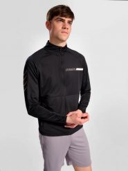 Kurtka z dresu Hummel Te Strength. Czarne kurtki męskie HUMMEL, l, bez wzorów, z dresówki, bez kaptura. Za 211.95 zł.