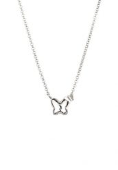 Nenalina Naszyjnik Damski Motyl Szklane Kryształy Biały 925 Sterling Silver 40 cm Naszyjniki 1 ct. Białe naszyjniki damskie Nenalina, srebrne. Za 174.29 zł.