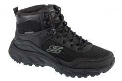 Buty trekkingowe męskie, Hillcrest 2.0 - Woodrock Peak. Czarne buty trekkingowe męskie Skechers, z materiału, bez zapięcia, trekkingowe. Za 249.99 zł.