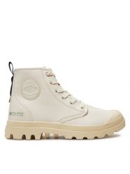 Palladium Trapery Pampa Hi Re Vegan Lth 74378-116-M Biały. Białe buty zimowe męskie Palladium, ze skóry, bez zapięcia. Za 389.99 zł.