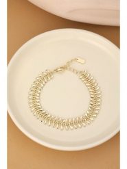 Atelier MIU Pozłacana bransoletka z elementami ozdobnymi rozmiar: onesize. Żółte bransoletki damskie atelier MIU, pozłacane. Za 39.99 zł.