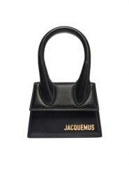 JACQUEMUS Torebka Le Chiquito 21H213BA001-3000 Czarny. Czarne torebki klasyczne damskie JACQUEMUS, bez wzorów, ze skóry, bez dodatków. Za 1,999.00 zł.
