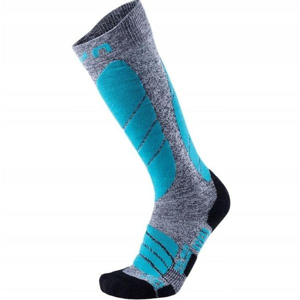 Skarpety narciarskie damskie Ski Pro Race. Niebieskie skarpetki damskie UYN, bez wzorów. Za 99.99 zł.