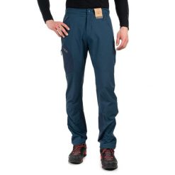 Spodnie męskie Rab Ascendor tempest. Niebieskie spodnie materiałowe męskie RAB, bez wzorów, sportowe. Za 449.99 zł.