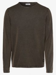 Jack & Jones Sweter Mężczyźni Bawełna zielony, L. Zielone swetry męskie Jack & Jones, l, bez wzorów, z bawełny, bez kołnierzyka. Za 169.95 zł.