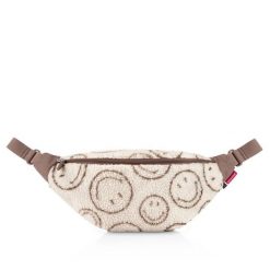 Nerka CITY BELTBAG, smiley® teddy chocolate. Czarne walizki Reisenthel, bez wzorów, z futra. Za 213.00 zł.