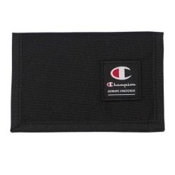 Portfel Z Logo. Czarne portfele damskie CHAMPION, bez wzorów. Za 81.99 zł.