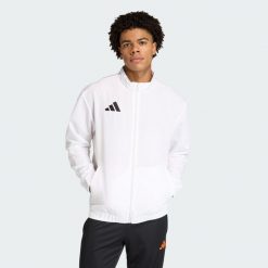 Bluza reprezentacyjna Entrada26. Białe bluzy bez kaptura męskie Adidas, uniwersalny. Za 134.99 zł.
