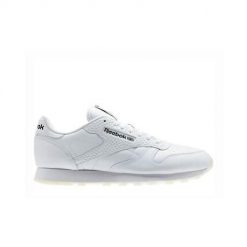 Buty do chodzenia męskie Reebok CL Leather ID. Białe buty sportowe na co dzień męskie Reebok, z materiału, bez zapięcia, trekkingowe. Za 424.00 zł.