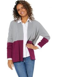 WITT WEIDEN Kardigan w kolorze szaro-fioletowym rozmiar: 52. Różowe kardigany damskie WITT WEIDEN, bez wzorów, z bawełny. Za 56.79 zł.