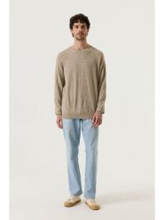 Garcia Sweter w kolorze beżowym rozmiar: XL. Brązowe swetry męskie Garcia, xl, bez wzorów, z bawełny, bez kołnierzyka. Za 204.95 zł.